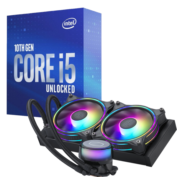 Intel Core i5 10600K \u0026 Cooler Master 