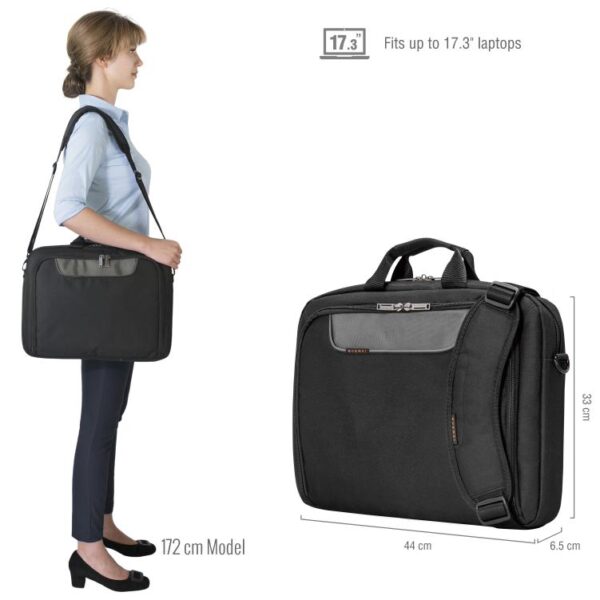 Everki Advance Laptop Bag Briefcase up to 17.3-Inch (EKB407NCH17) - Image 2