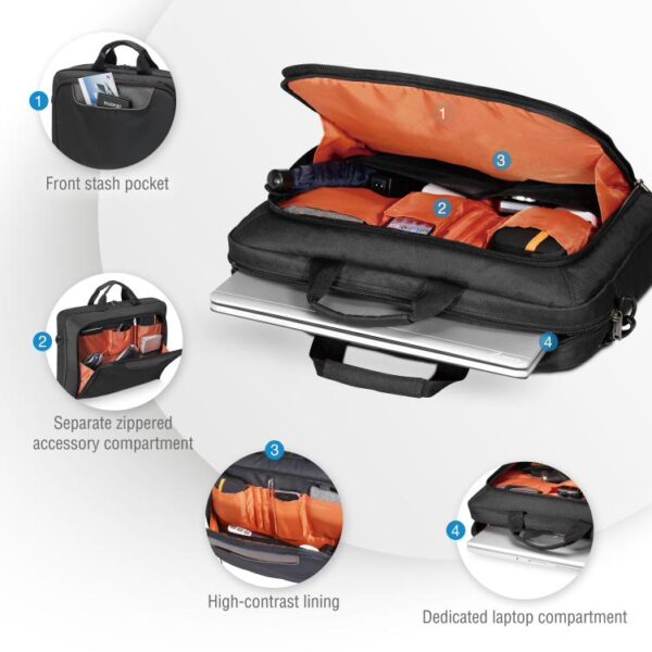 Everki Advance Laptop Bag Briefcase up to 17.3-Inch (EKB407NCH17) - Image 3