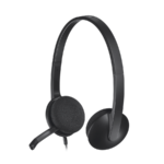 Logitech H340 USB PC Headset with Noise-Cancelling Mic (981-000477)