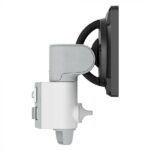 Atdec AWM-A13T 130mm Short Swing Monitor Arm, Adjustable Tilt and Pan, White (AWM-A13T-W)