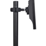 Atdec Spacedec Display Donut Pole 420mm Black – Single monitor or POS display mount – includes one QuickShift Donut (SD-DP-420)