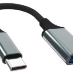 Shintaro USB-C Male to USB-A Female 15cm OTG Aluminum connector, USB3.0 (SH-USBCMTAF)