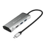 J5create JCD392 4K60 Elite USB-C 3.2 10Gbps Travel Dock. (USB-C to HDMI, USB-C, USB-Ax2, RJ-45) (JCD392)