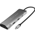 J5create JCD397 4K60hz Elite USB-C Triple Mini Dock Compatible with USB4 devices (USB-C to 2xHDMI, 1xDP, USB-Ax2, USB-Cx1, RJ-45, MicroSD card reader) (JCD397)