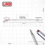 Lind CBLIP-F00058 Bare Wire Input for PA1580-1801 (CBLIP-F00058)