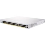 Cisco Business 350, 48-Port Gigabit Managed Switch with 48 PoE RJ45 and 4 SFP Ports, 370W (CBS350-48P-4G-AU)