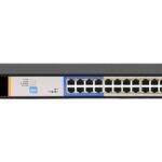 D-Link 26-Port Unmanaged PoE Switch with 24 PoE RJ45 and 2 Uplink Ports (DES-F1026P-E)