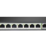 D-Link 10-Port Unmanaged PoE Switch with 8 RJ45 PoE and 2 Uplink Ports (DGS-F1010P-E)