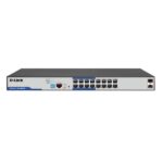 D-Link DGS-F1210, 18-Port Gigabit Smart Managed PoE+ Switch with 16 PoE RJ45 and 2 SFP Ports (DGS-F1210-18PS-E)