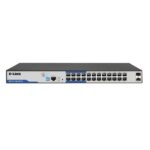 D-Link DGS-F1210, 26-Port Gigabit Smart Managed PoE+ Switch with 24 PoE RJ45 and 2 SFP Ports, 230W (DGS-F1210-26PS-E)