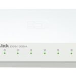 D-Link 5-Port Gigabit Unmanaged Desktop Switch with 5 Gigabit RJ45 Ports (DGS-1005A)