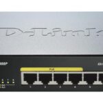 D-Link 8-Port Gigabit Unmanaged Desktop Switch with  8 Gigabit RJ45 and 4 PoE Ports (DGS-1008P)
