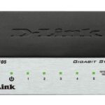 D-Link 5-Port Gigabit Unmanaged Desktop Switch with 5 RJ45 Ports (DGS-105)