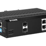D-Link DIS-F200G, 6-Port Gigabit Industrial Smart Managed PoE+ Switch with 4 BASE-T PoE+, 2 SFP and 1 RJ-45 Console Port (DIS-F200G-6PS-E)