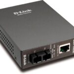 D-Link DMC, 2-Port Media Converters, Management Module, and Chassis with 1 BASE-TX RJ-45 and 1 BASE-FX SC Port, Up to 2 km (DMC-300SC)