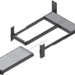Mellanox 19 racks fixed mounting-kit, for SN2100, SN2010 systems, Dual switch side-by-side, Short-depth, Rack size 600-800mm (MTEF-KIT-D)