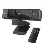 J5Create USB 4K ULTRA HD Webcam with 5x Digital Zoom Remote Control and Built-in Dual High-Fidelity Microphones Model: JVCU435 (JVCU435)
