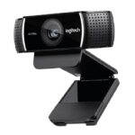 Logitech Webcam HD Pro C922, USB, Monitor Clip, Mini Tripod, H.264,  Stereo Audio. (960-001090)