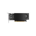 NVIDIA RTX A1000, 8GB, GDDR6 128-bit, 192GB/s, PCIe 4.0 x8, Single Slot, 4x Mini DisplayPort 1.4a, 50W, Ampere (900-5G172-2580-000)