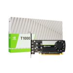 NVIDIA T1000, 4GB, GDDR6 128-bit, 160GB/s, PCIe 3.0 x 16, Single Slot, 4x Mini DisplayPort 1.4, 50W, SFF, Turing, 3YR Warranty (900-5G172-2550-000)