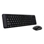 Logitech Wireless Keyboard & Mouse Combo, MK220, Black, USB Receiver, ) (920-003235)