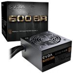 EVGA 600 BR 600W Power Supply, 80 PLUS BRONZE, Non-modular, 1x EPS, 2x PCI-E, 6x SATA, 3x Molex, DC to DC converter (100-BR-0600-K4)