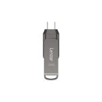 Lexar JumpDrive Dual Drive D400 USB 3.1 Type-C  64GB, Five-year limited warranty (LJDD400064G-BNQNG)