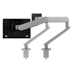 ATDEC ORA Duo High-Performance Dynamic Monitor Arms with Laptop Tray. F-Clamp Desk Fixing. Max Load 8kg. Up to 35″ screens. Up to 18″ Laptops. Silver (AW-ORA-F-AWM-N-S)