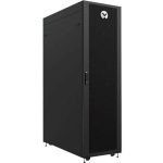 Vertiv 42U Floor Standing Enclosed Cabinet Rack for PDU Server, 42Ux600Wx1100D w/ Side Panels and Build up w/ Pallet, Loading capacity up to 1600kgs (01230848)