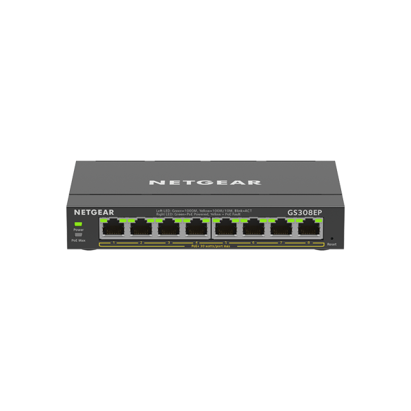 Netgear 8 SOHO Plus PoE+ Gigabit Ethernet Switch 63W