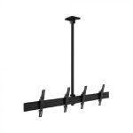 Atdec 2×1 ceiling menu board mount, single pole, 1.75m rail, tilting angle. Max load per display: 25kg (ADBS-2X1-17TC)