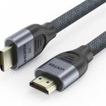 Unitek 1M Male to Male 8K HDMI 2.1 Braided Cable, 60Hz, Ultra High-Speed Up to 48Gbps, Black, Unitek Gift Box (C11093RGY01-1M)