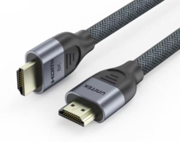 Unitek 1M Male to Male 8K HDMI 2.1 Braided Cable