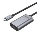 Unitek 5M USB Type-C Active Extension Cable, Grey, Unitek Gift Box (U305A)