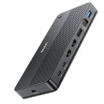 Unitek 13-in-1 USB-C, 8K Universal Docking Station, 30Hz,  2 x HDMI 2.1 + 1 x DP 2.0, 100W, Black (D1104A01)