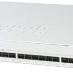 Cisco Catalyst 1300, 24-Port Managed Switch with 20 Gigabit SFP+, 4 (10G) Copper/ SFP+ Combo and 1 Gigabit Ethernet Management Port (C1300-24XS)