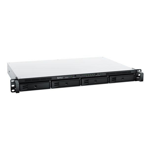 Synology RackStation RS422+ 4-Bay 3.5" Diskless 2xGbE NAS (1U Rack) , AMD Ryzen R1600 dual-core, 2GB RAM, 1x USB3.2, (not scalable) (RS422+) - Image 6