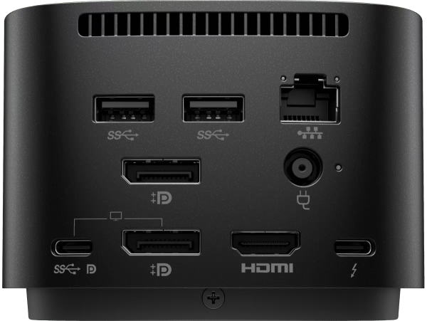 HP Thunderbolt Dock 120W G4 with 2 USB 3.2 G1, 2 USB3.2 G2, HDMI 2.0, 2 DP 1.4 , AC Port, USB-C, TB4 Port and Gigabit Ethernet Connectivity (4J0A2AA) - Image 6