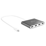 J5create JCA366 USB-C to 4-Port Quad HDMI Multi-Monitor Adapter (1 x USB-C to 4 x HDMI Max Resolution 1920 x 1080 @ 60 Hz) (JCA366)