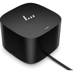 HP Thunderbolt Dock 120W G4 with 2 USB 3.2 G1, 2 USB3.2 G2, HDMI 2.0, 2 DP 1.4 , AC Port, USB-C, TB4 Port and Gigabit Ethernet Connectivity (4J0A2AA)