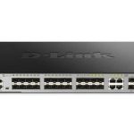 D-Link DGS-3630, 28-Port Stackable Managed Switch with Standard Image with 20 SFP, 4 Combo BASE-T/SFP and 4 (10G) SFP+ Ports (DGS-3630-28SC)