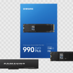 Samsung 990 Evo+ 1TB M.2 NVMe (MZ-V9S1T0BW)