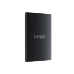 Lexar SL500 Portable SSD 2TB, with magnetic assembly for attaching to smartphones or camera with MagSafe. 5 year Wty, Black (LSL500M002T-RNBNG)