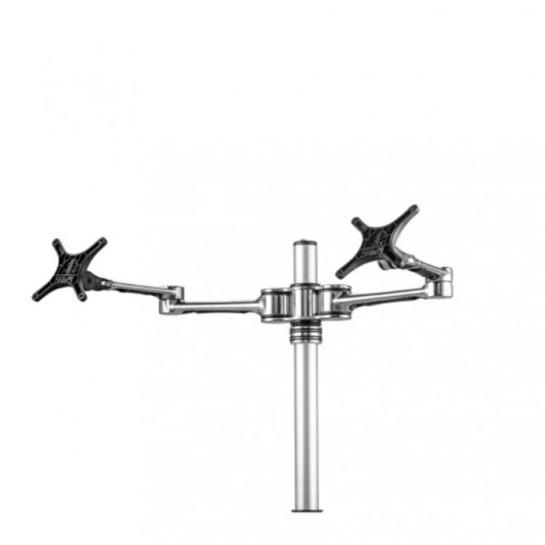 Atdec Dual Monitor Swing Arms Mount on Post. Up to 32"