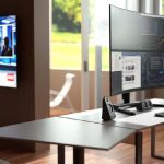 FREESTANDING HD DUAL VERT BLACK (AWMS-2-BT75-FS-B)