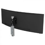 Atdec AWMS-BT40 Super Heavy Duty Monitor Mount. Up to 24″ to 57″ Displays. Max Load: 25kg (flat), 18kg (curved). Heavy Duty F-Clamp Desk Fixing.Silver (13AWMS-BT40-H-S)