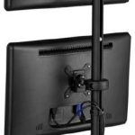 Atdec Spacedec POS Display Pole 1150mm long 42mm diameter pole with two display heads. Max load: 12kg. VESA up to 100×100 (SD-DP-1150+SD-DO)