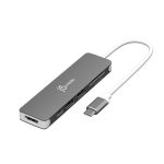 J5create JCD353 USB-C to 4K HDMI Multi-Port Hub (USB-C to 4K HDMI, 2x USB-A 3.2, microSD card reader, USB-C PD 100w) (JCD353)