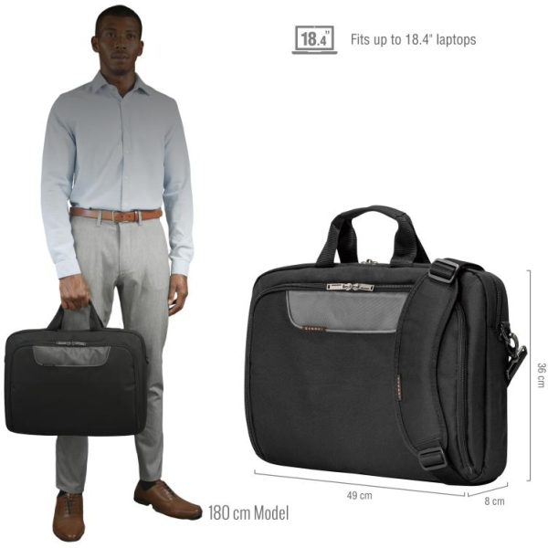 Everki Advance Laptop Bag Briefcase up to 18.4-Inch (EKB407NCH18) - Image 2